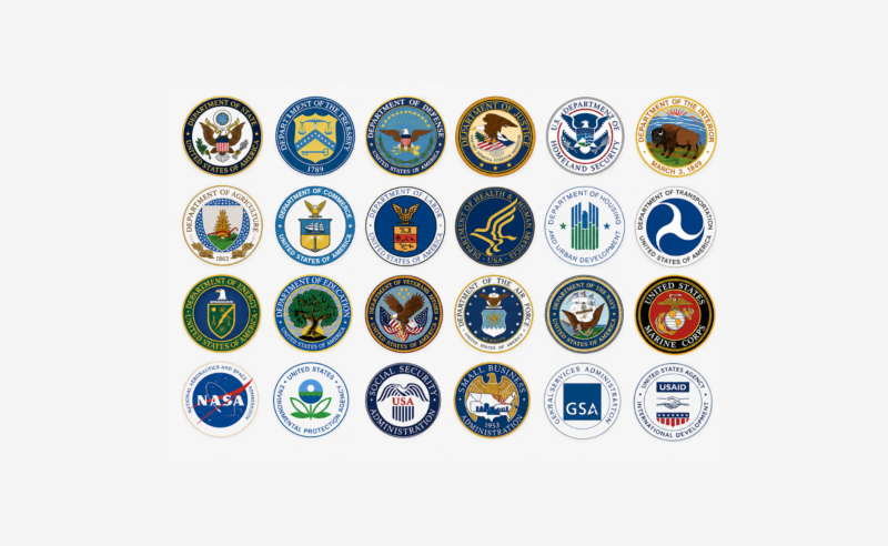 Various federal agency seals
